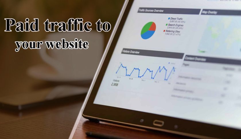 Paid traffic to your website